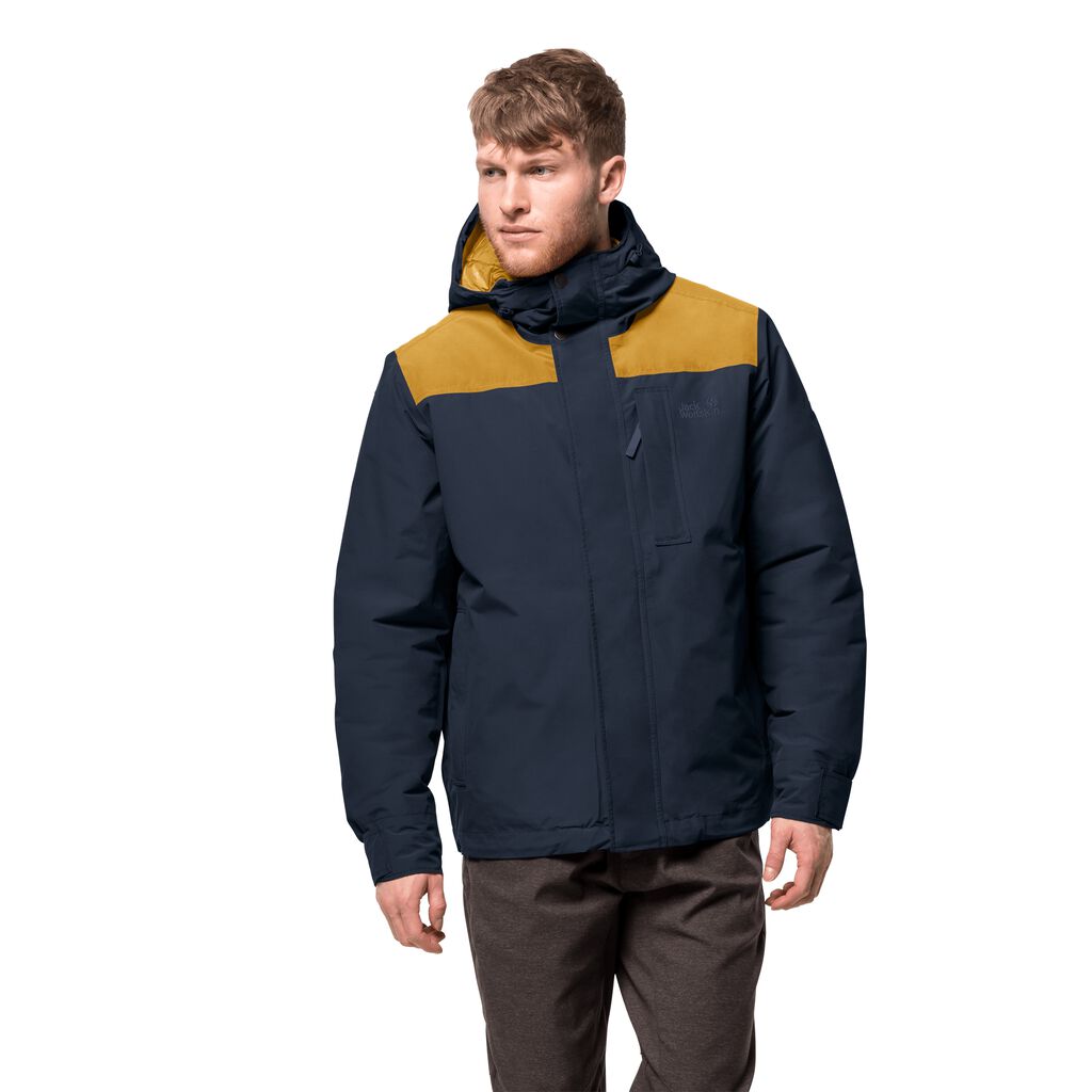 Jack Wolfskin OAKWOOD Vestes Homme Bleu - OSPZXVB-15